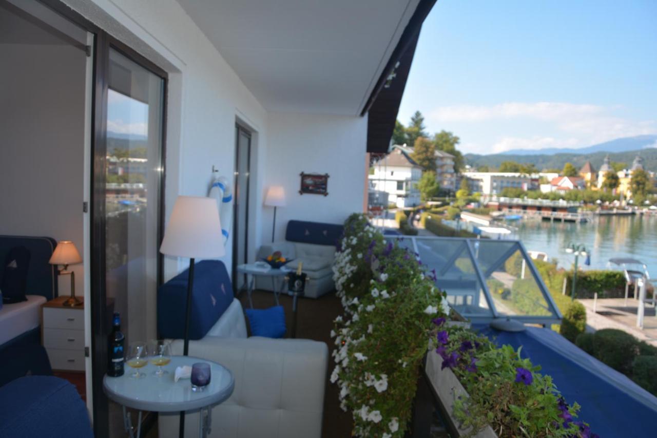 Hotel-Restaurant "Veldener Traumschiff" Direkt Am See In 2Min Im Zentrum Velden am Wörthersee Eksteriør bilde